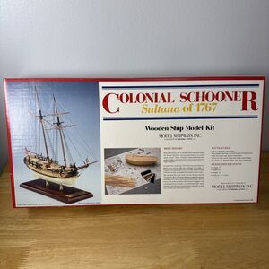 Model Shipways Colonial Schooner Sultana of 1767 wooden ship model kit